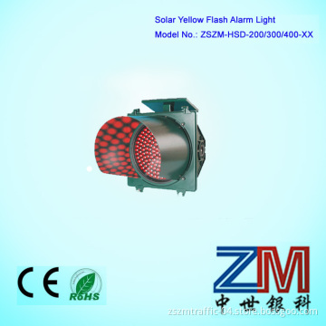 12 Inch LED Solar Red Flashing Alarm Light / Flashing Light